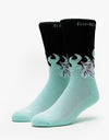 RIPNDIP Welcome To Heck High Socks - Black/Blue