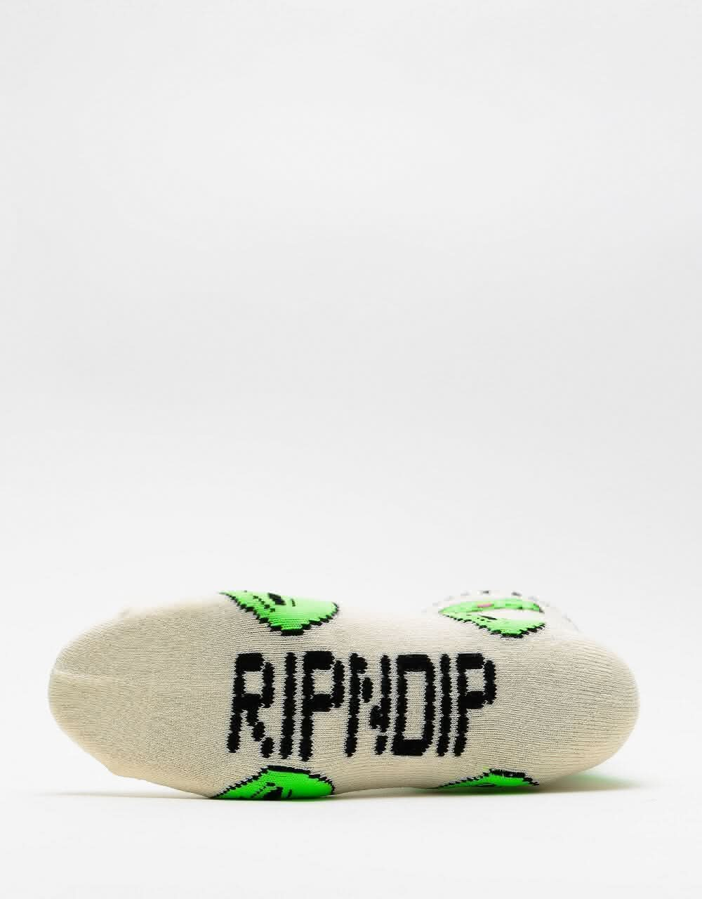 RIPNDIP We Out Here High Socks - Cream