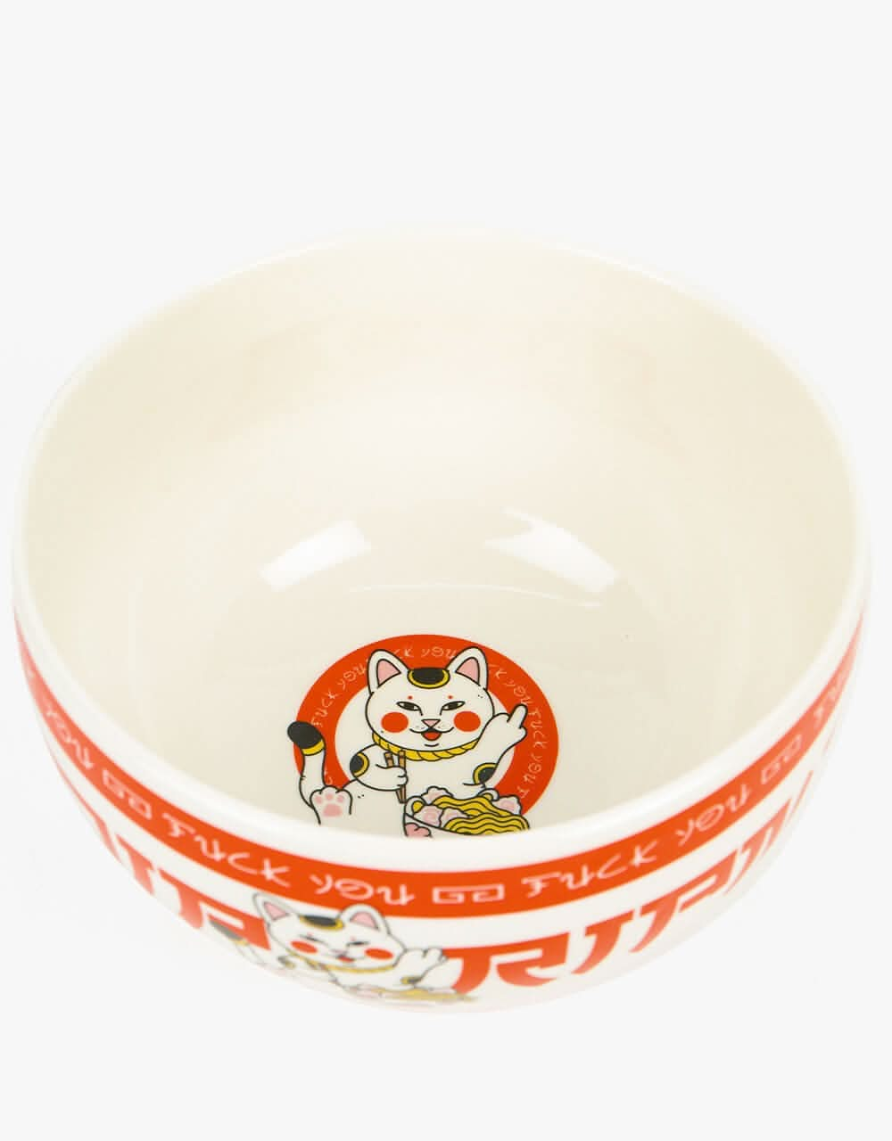 RIPNDIP Lucky Nerm Bowl - White & Red