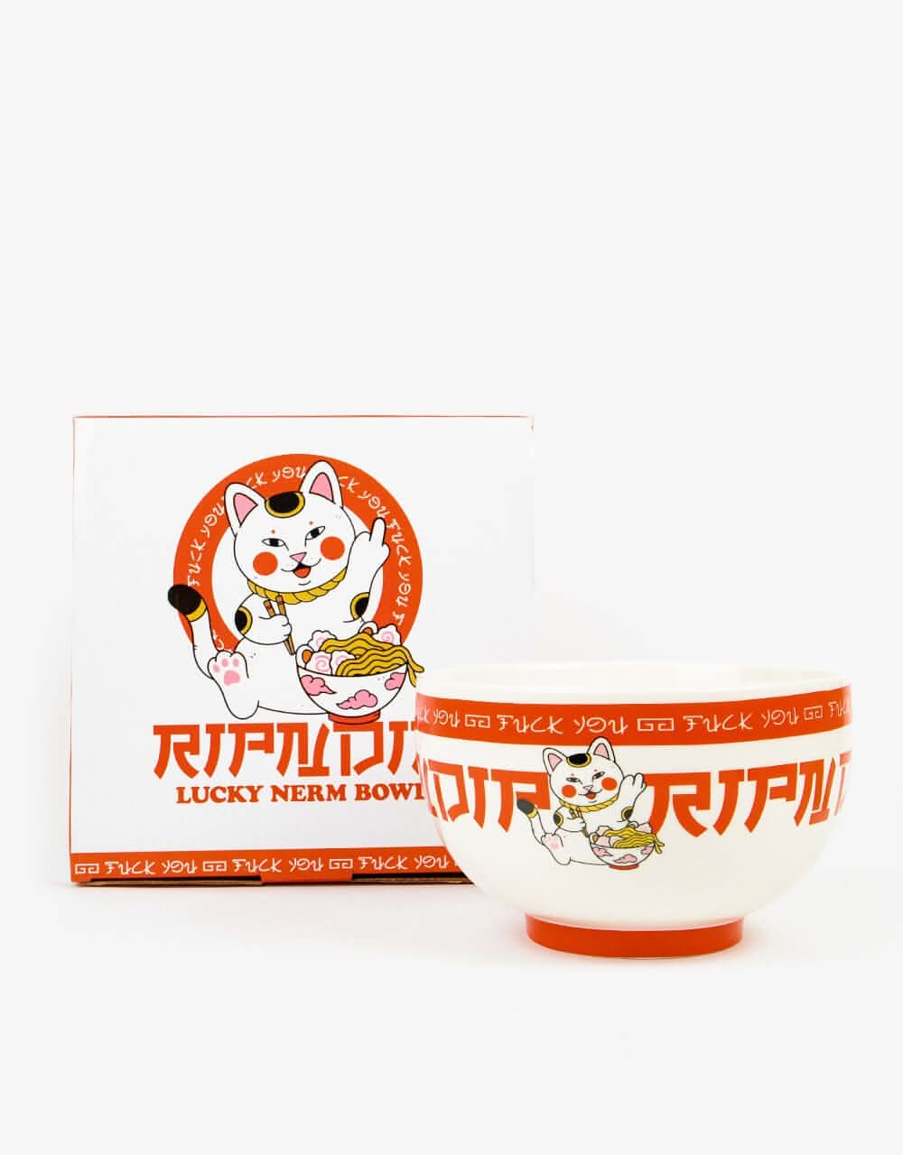 RIPNDIP Lucky Nerm Bowl - White & Red