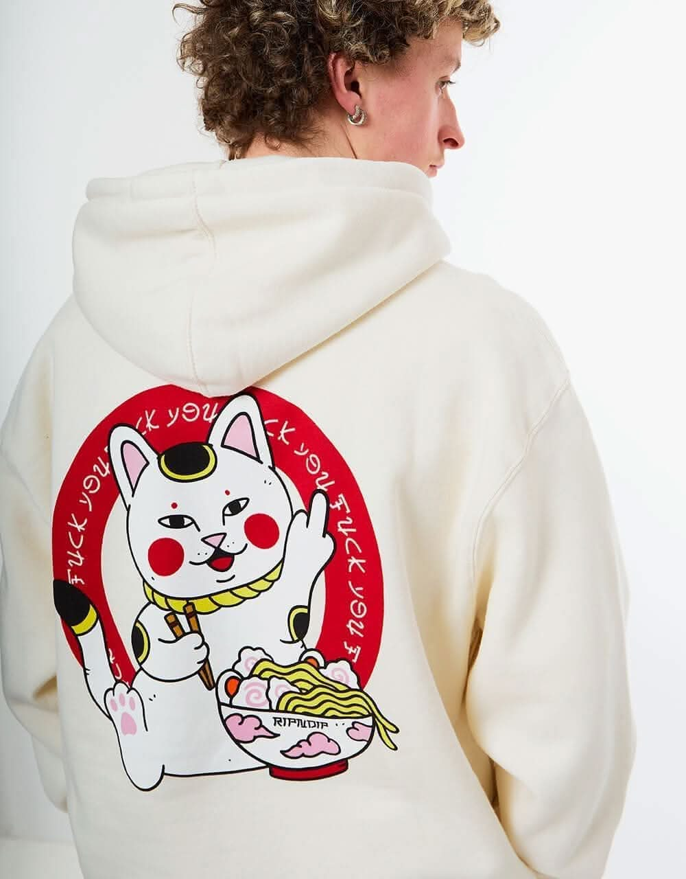 RIPNDIP Lucky Nerm Pullover Hoodie  - Natural