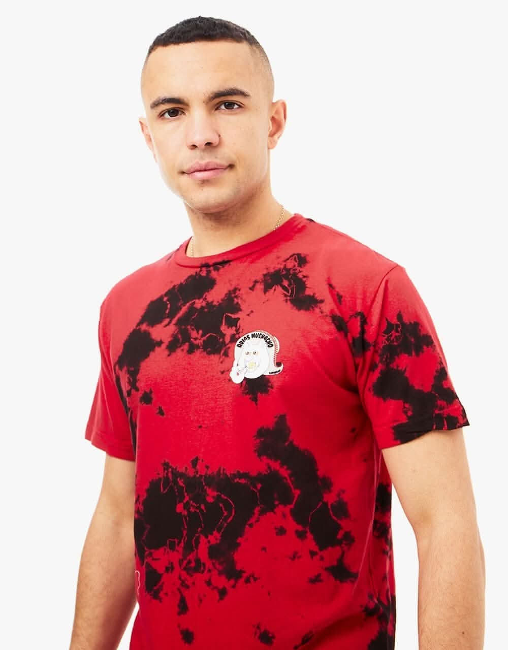 RIPNDIP Adios Muchacho T-Shirt  - Red/Black Tie-Dye