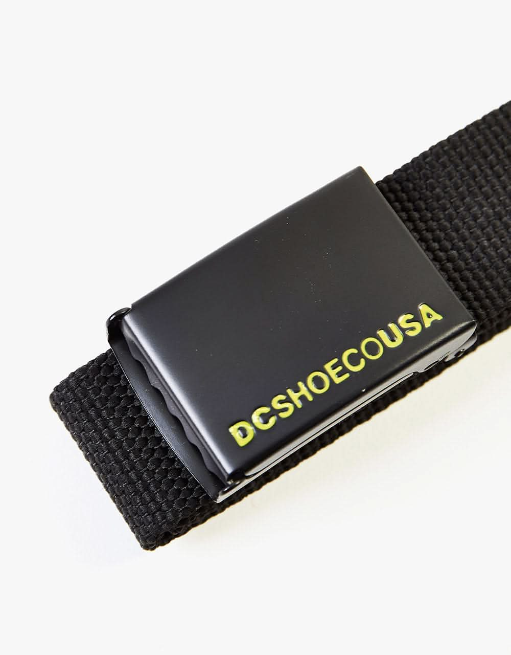 DC Web Belt - Black/Limeade