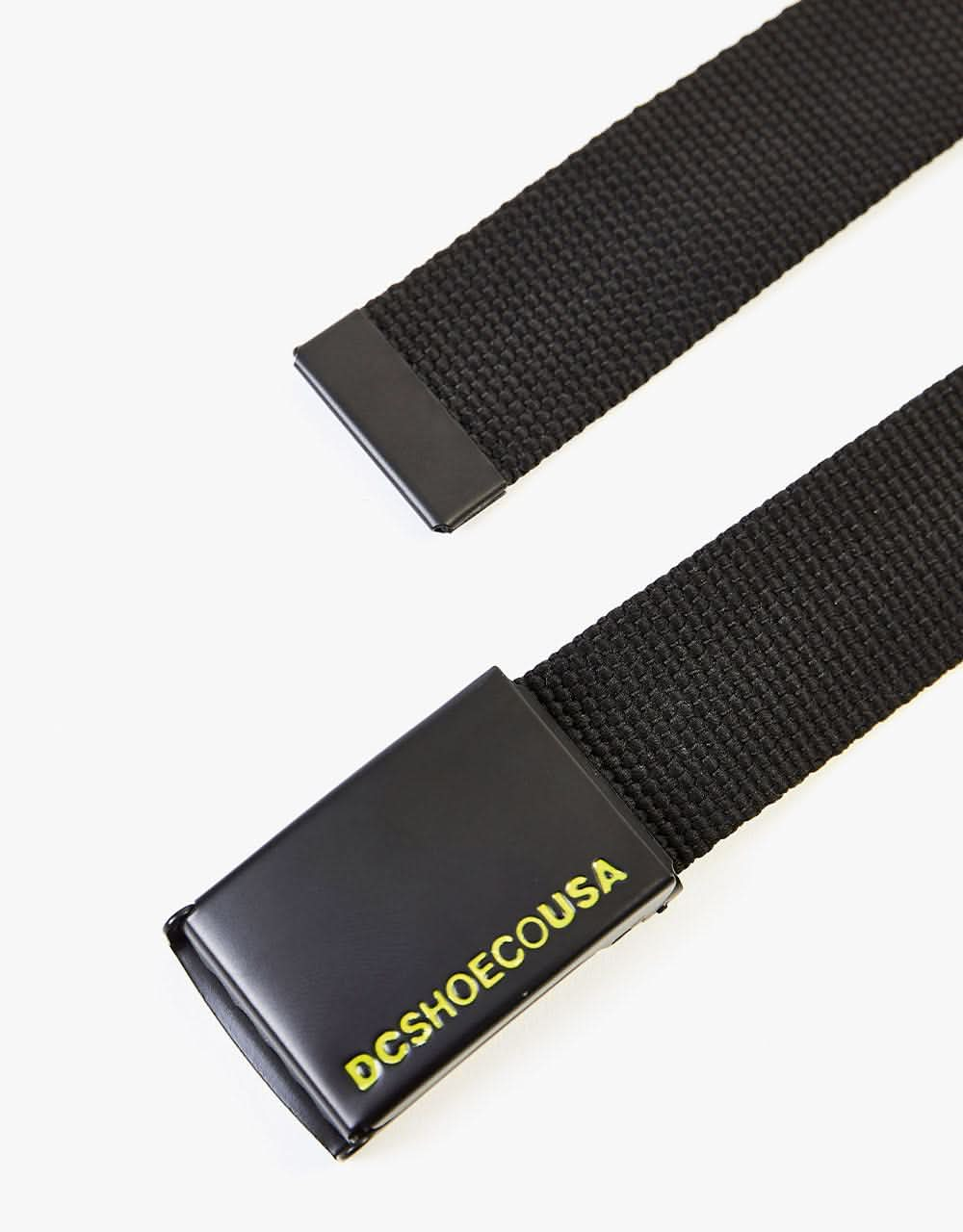 DC Web Belt - Black/Limeade