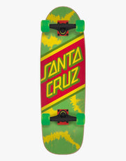 Santa Cruz Rasta Tie Dye Cruiser Skateboard - 8,79" x 29,05"