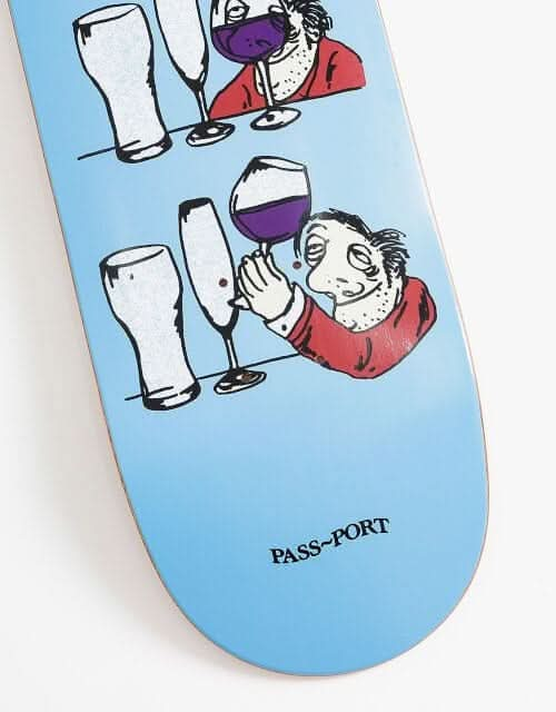 Pass Port Wine Try Hard Series Skateboard Deck - 8"