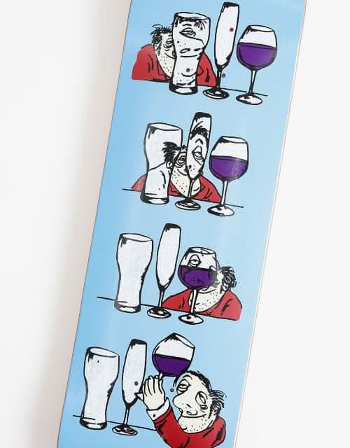 Pass Port Wine Try Hard Series Skateboard Deck - 8"