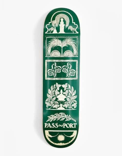 Pass Port Front Yard Rubbings Series Skateboard Deck - 8.25"