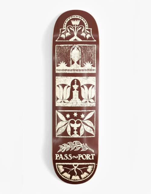 Pass Port Backyard Rubbings Series Skateboard Deck - 8.5"