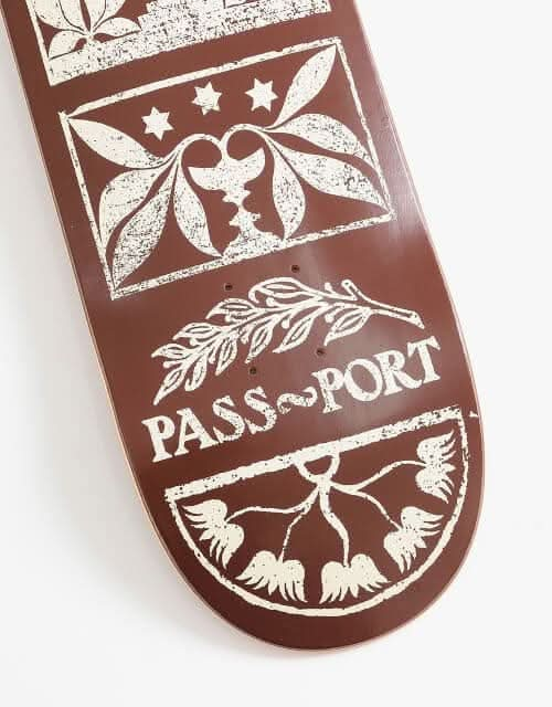 Pass Port Backyard Rubbings Series Skateboard Deck - 8.5"