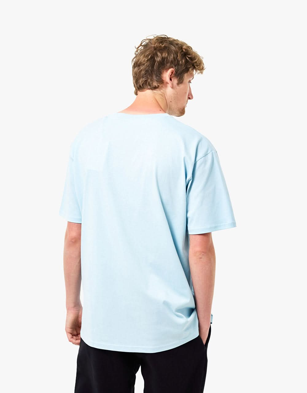 Route One Organic T-Shirt - Sky Blue