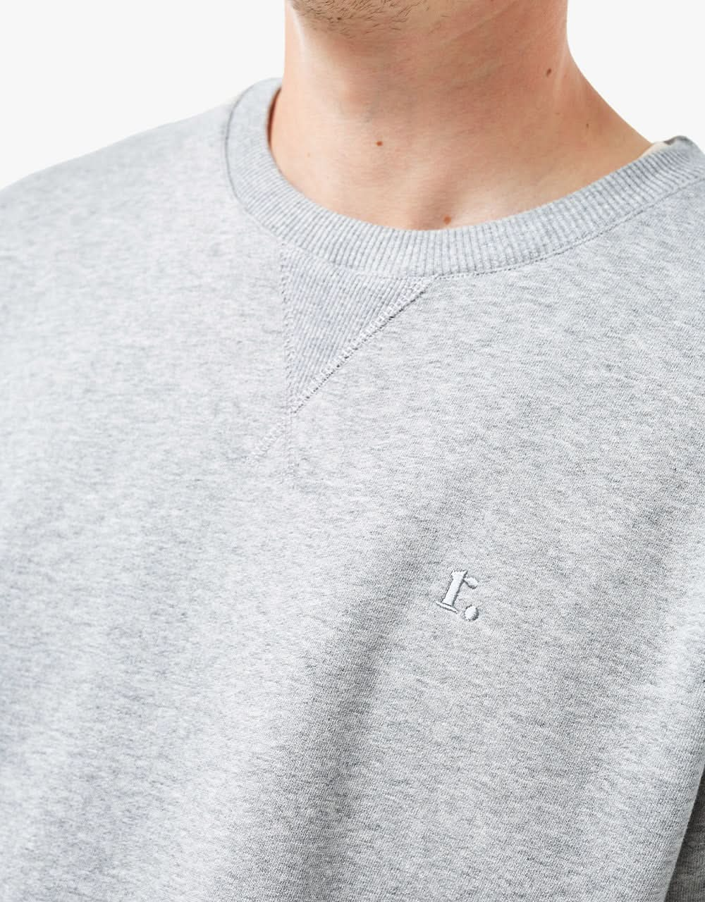 Route One Organic Premium Sweatshirt - Heather Grey