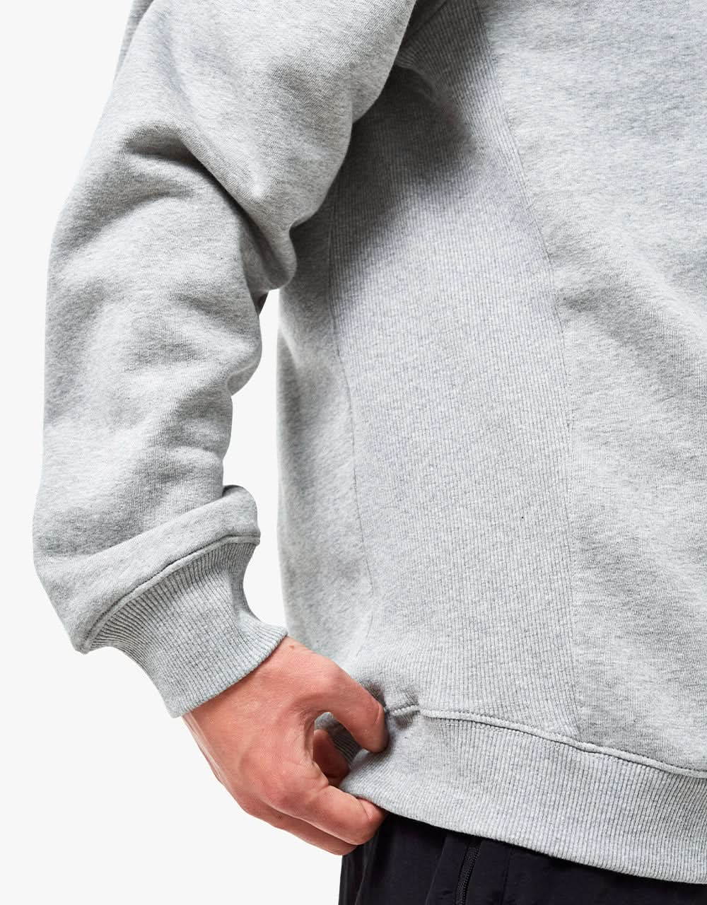 Route One Organic Premium Sweatshirt – Heather Grey