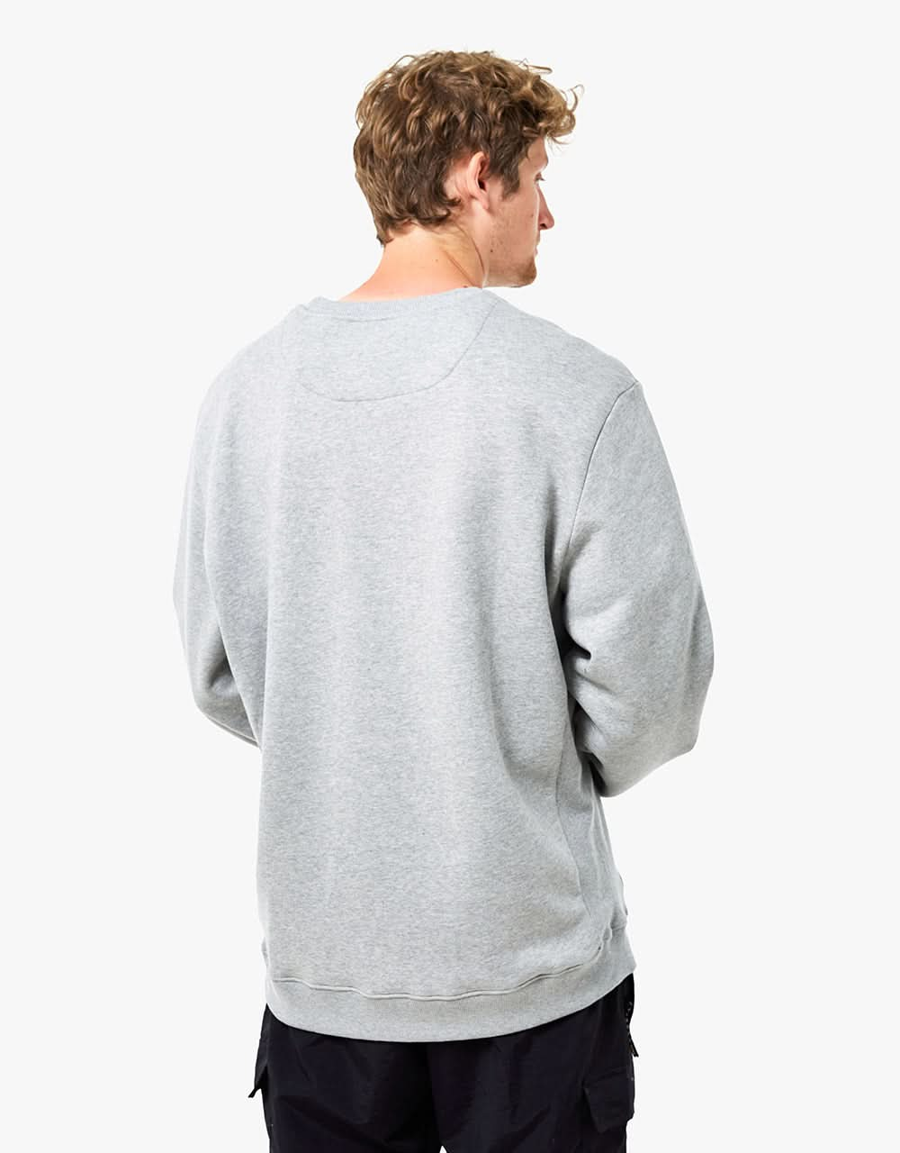 Sweat-shirt Premium Bio Route One - Gris Chiné