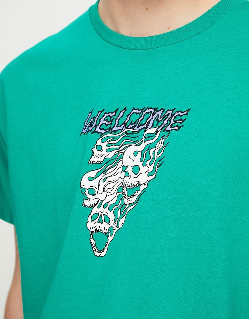 Welcome Flames Tee - Green