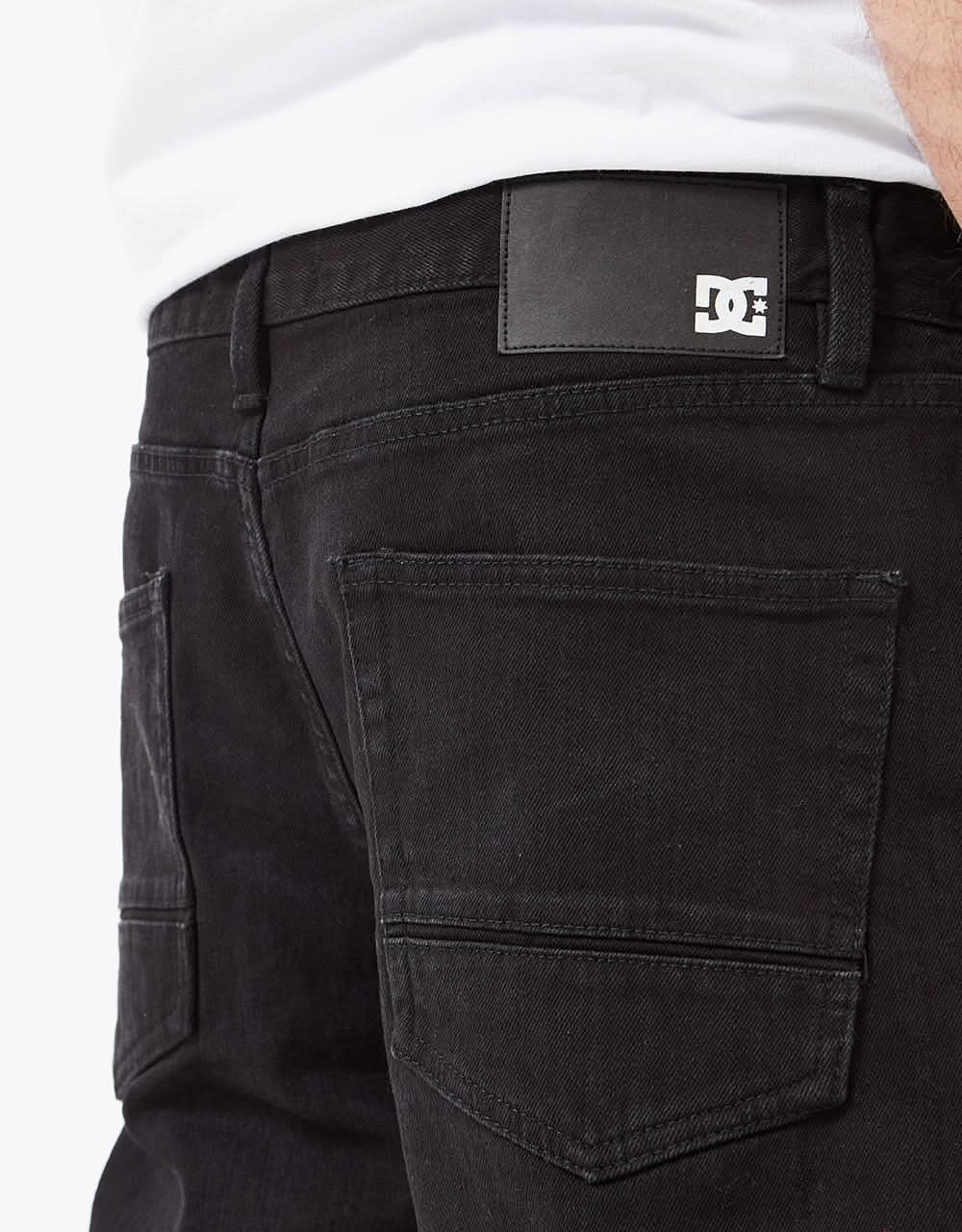 DC Worker Straight Denim - Black Wash