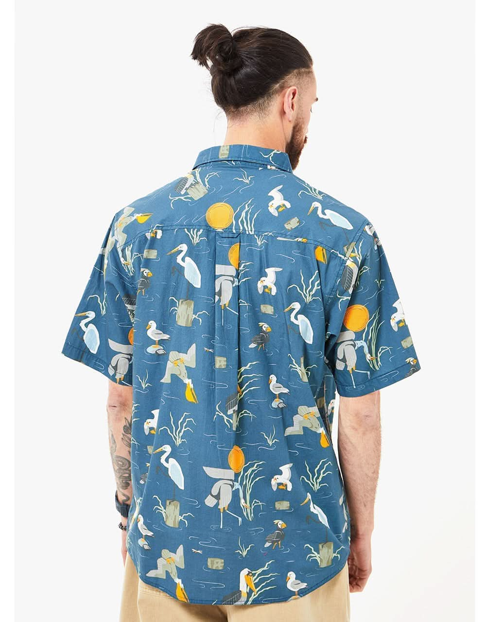 KAVU The Jam S/S Shirt - Angling Birds