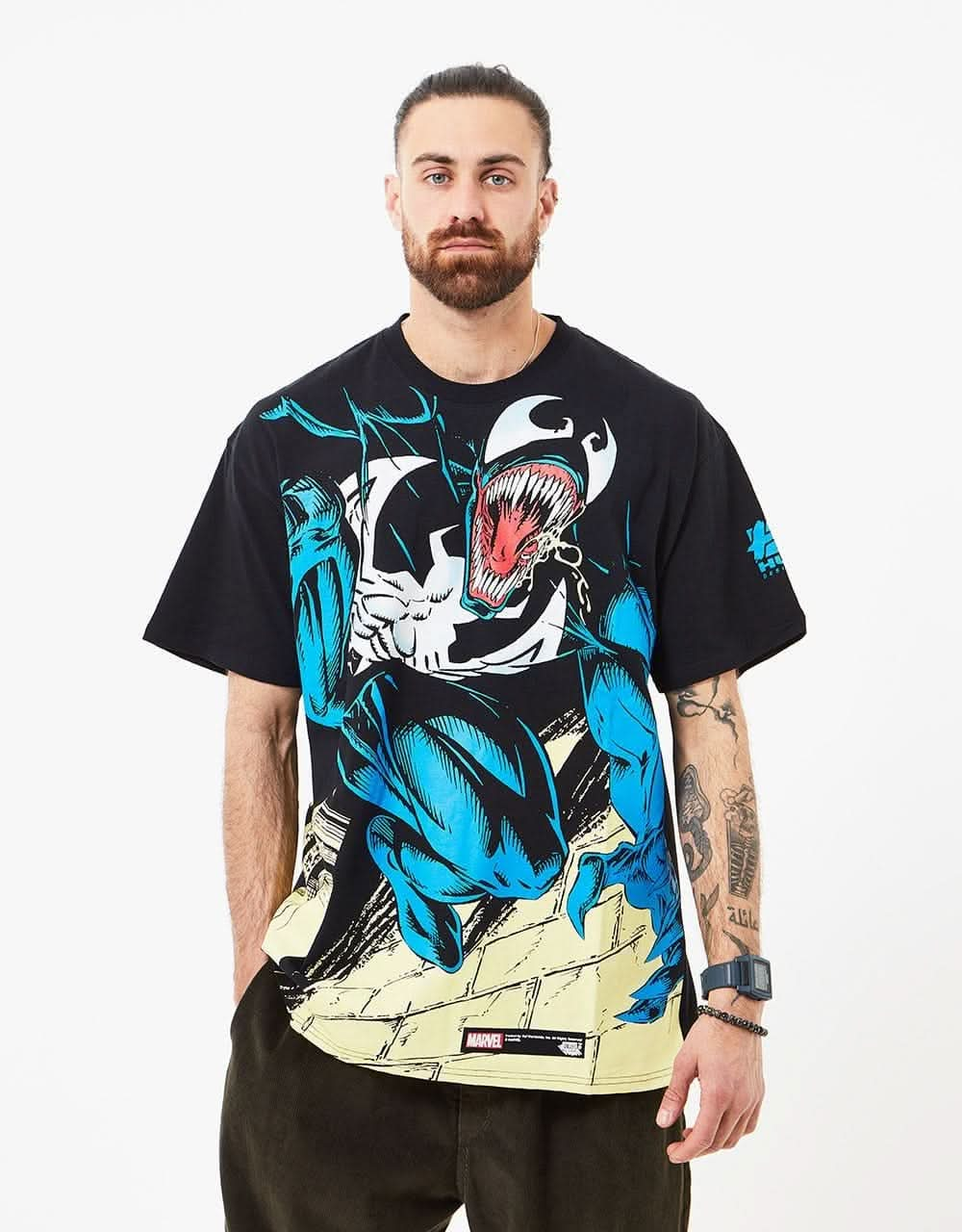 HUF x Marvel Venom T-Shirt - Black