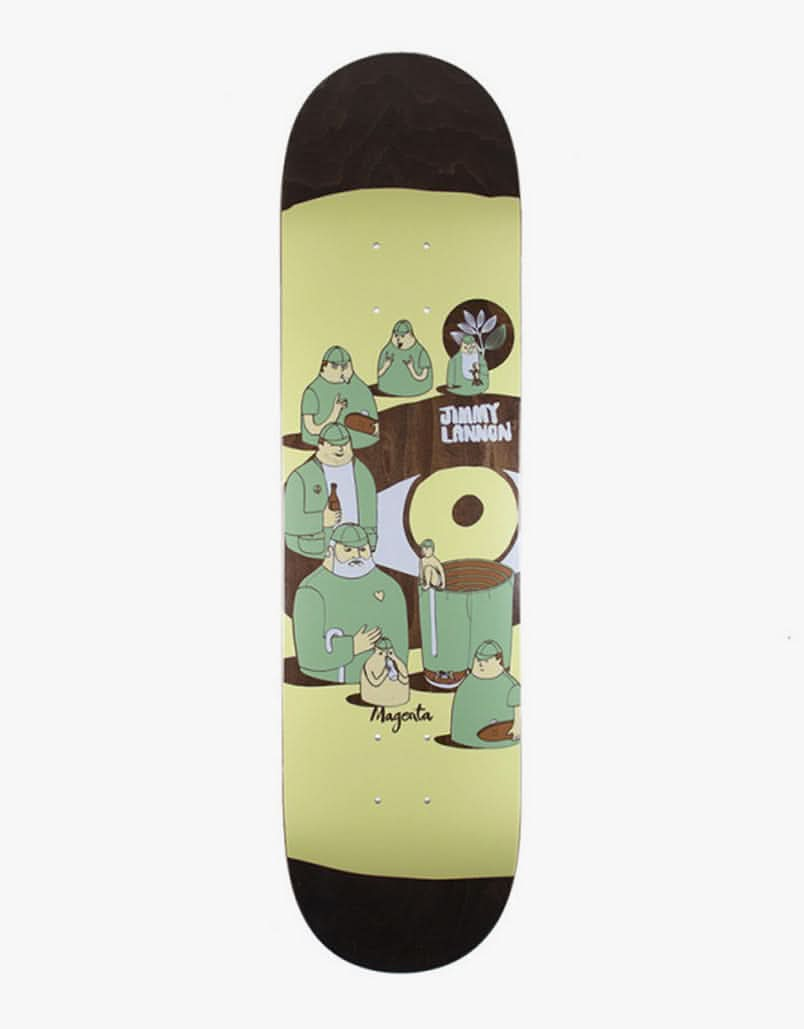 Magenta Lannon Extravision Skateboard Deck