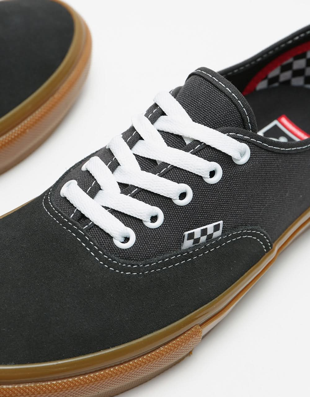 Vans Skate Authentic Shoes - Raven/Gum