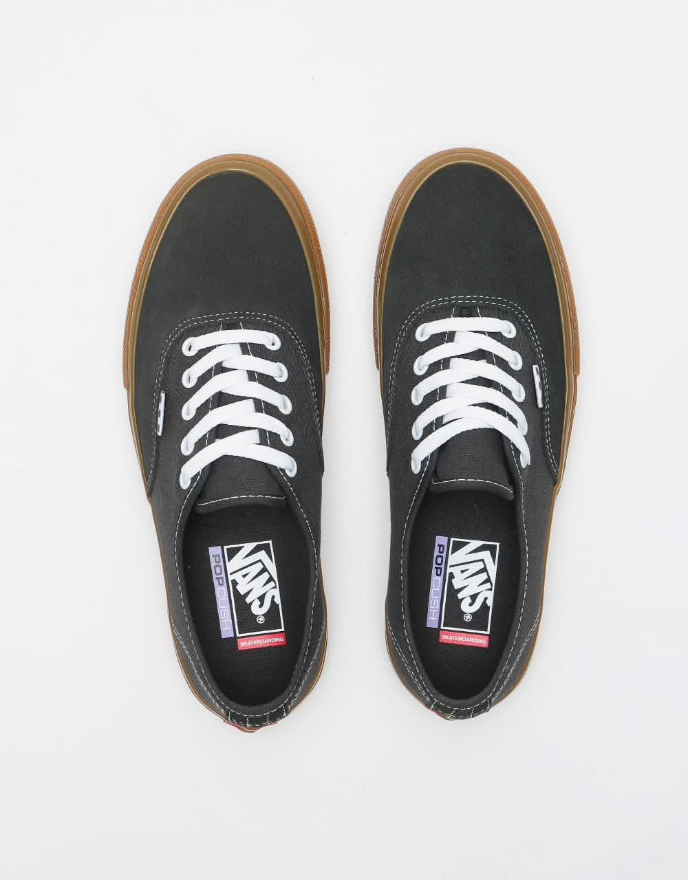 Vans Skate Authentic Shoes - Raven/Gum