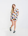 Santa Cruz Womens Patched Up Shirt - Patchwork Print