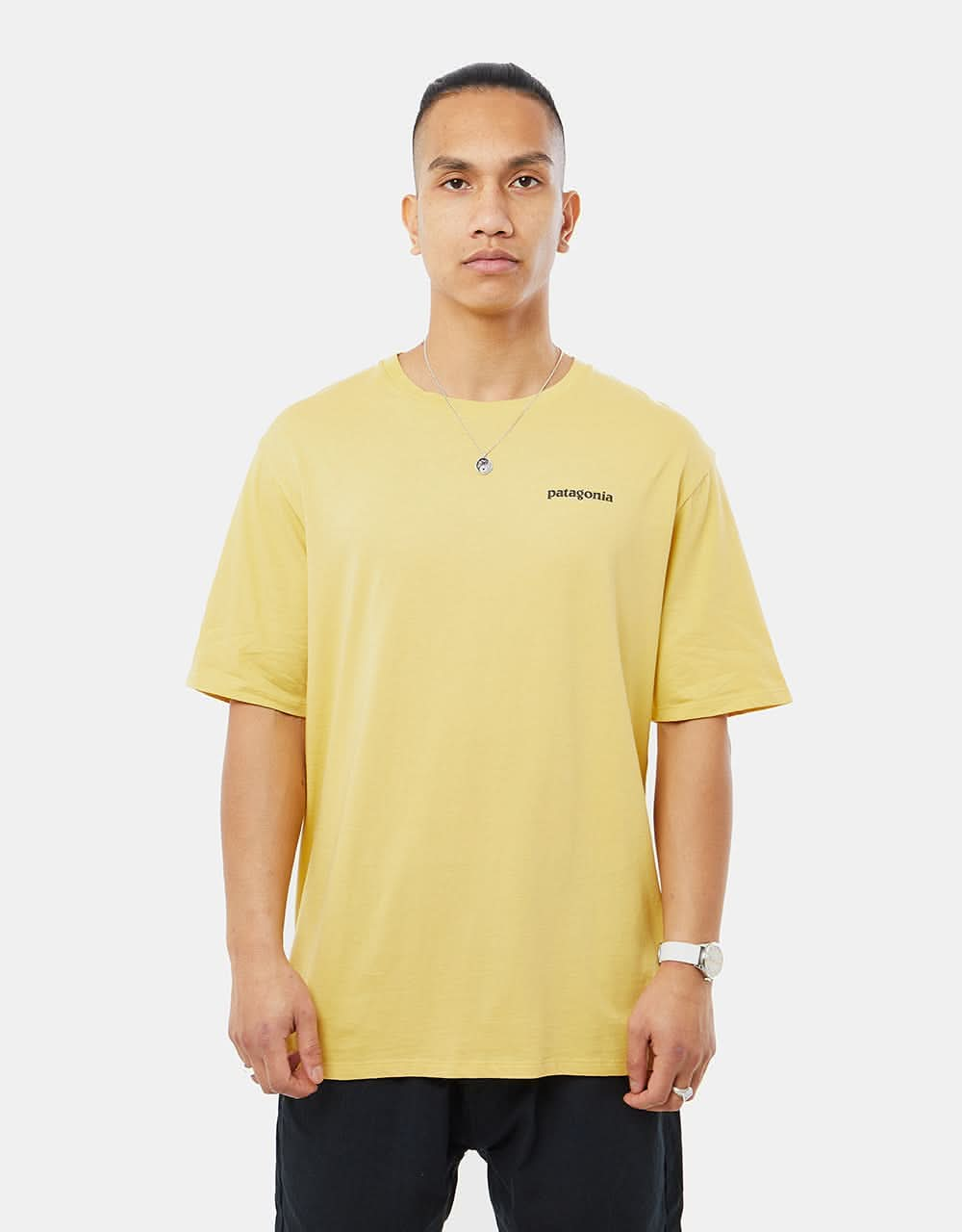 Patagonia P-6 Mission Organic T-Shirt - Surfboard Yellow