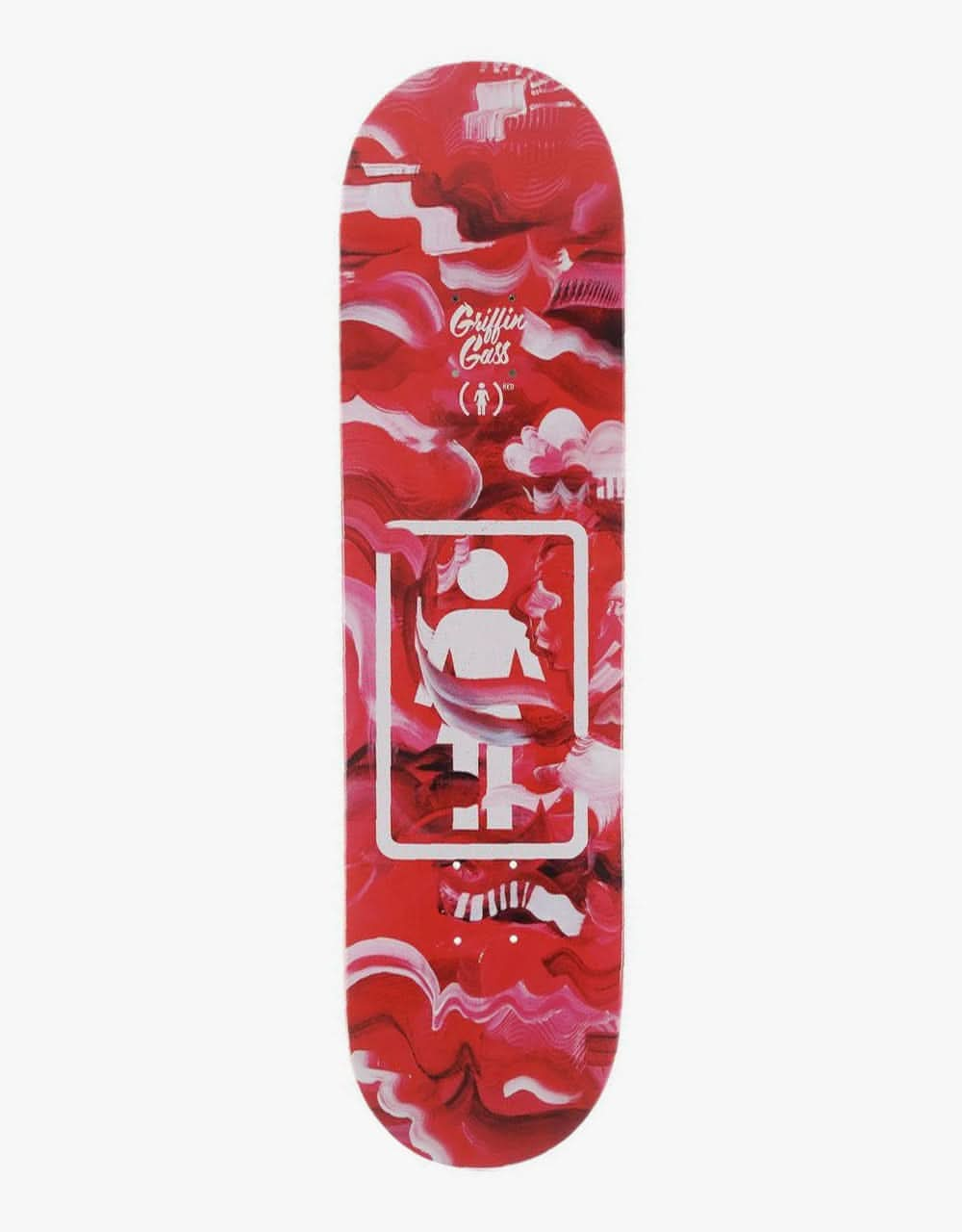 Girl x Product (RED) Gass OG Skateboard Deck - 8.25"