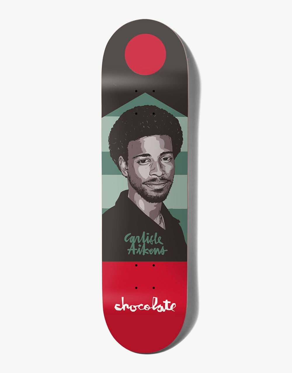 Chocolate Aikens Hecox Portrait Skateboard Deck - 8.375"