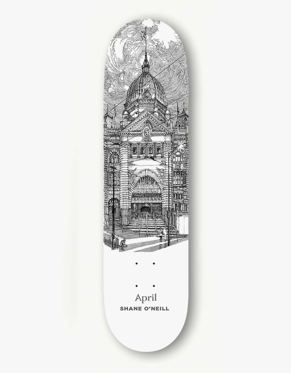 April O'Neill Flinders St. Skateboard Deck - 8.25"