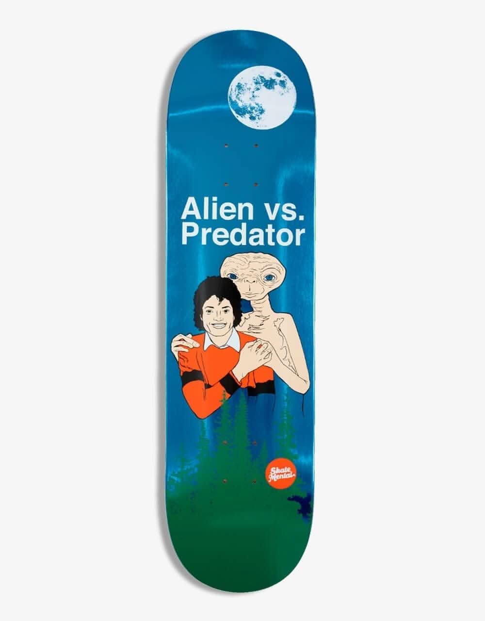 Skate Mental Alien vs Predator Skateboard Deck - 8.25"