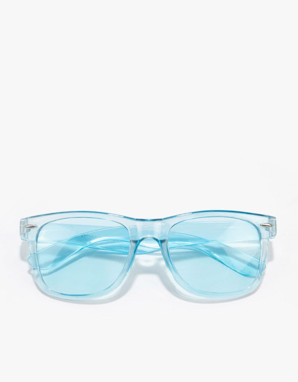 Route One Wayfarer Sunglasses - Clear Blue