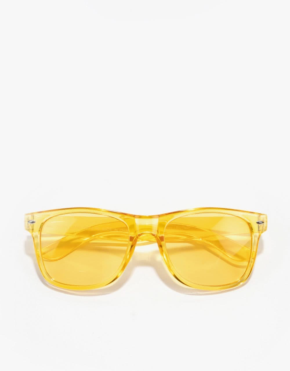 Route One Wayfarer Sunglasses - Clear Yellow