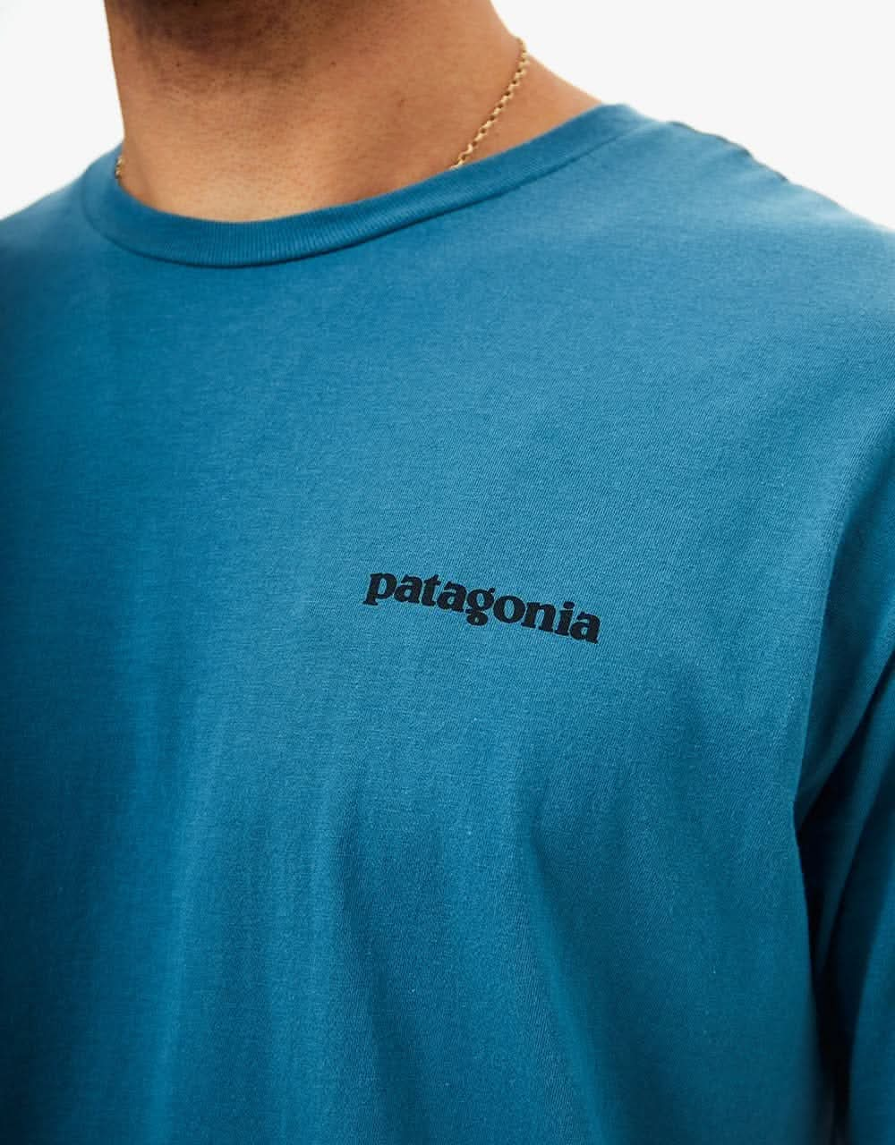 Patagonia P-6 Mission Organic T-Shirt - Abalone Blue