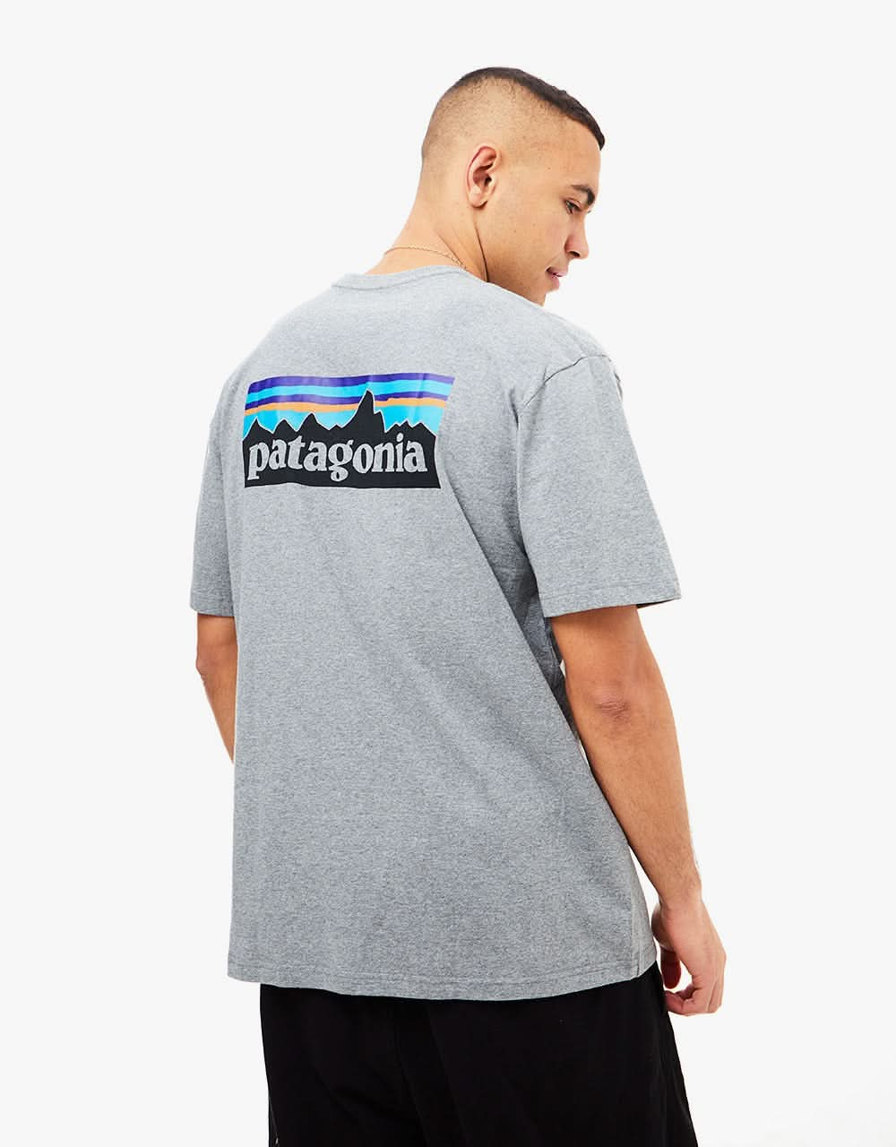 Patagonia P-6 Logo Responsibili-Tee - Gravel Heather