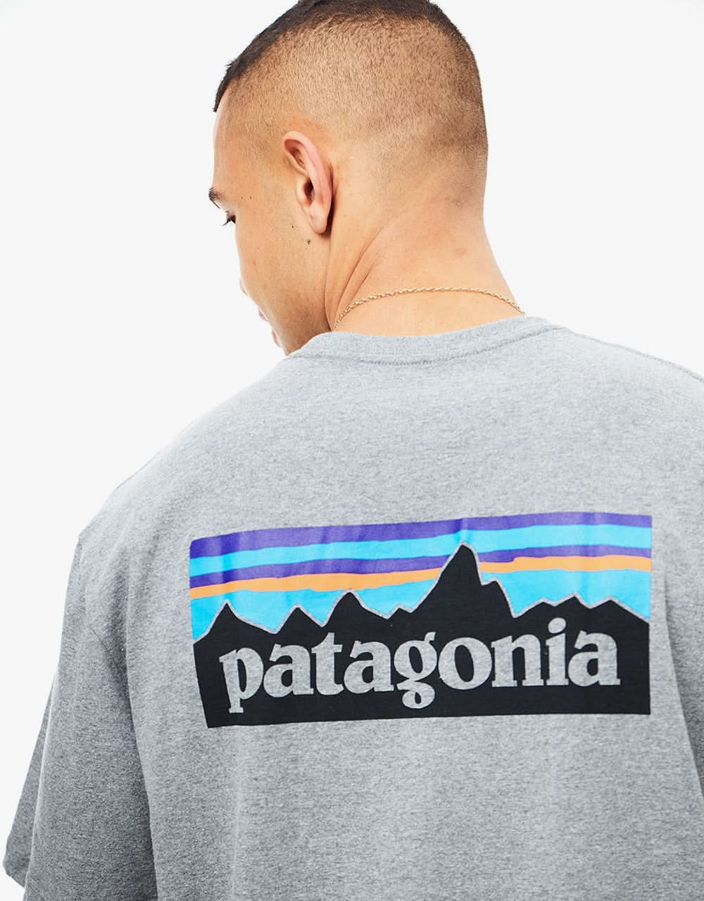 Patagonia P-6 Logo Responsibili-Tee - Gravel Heather