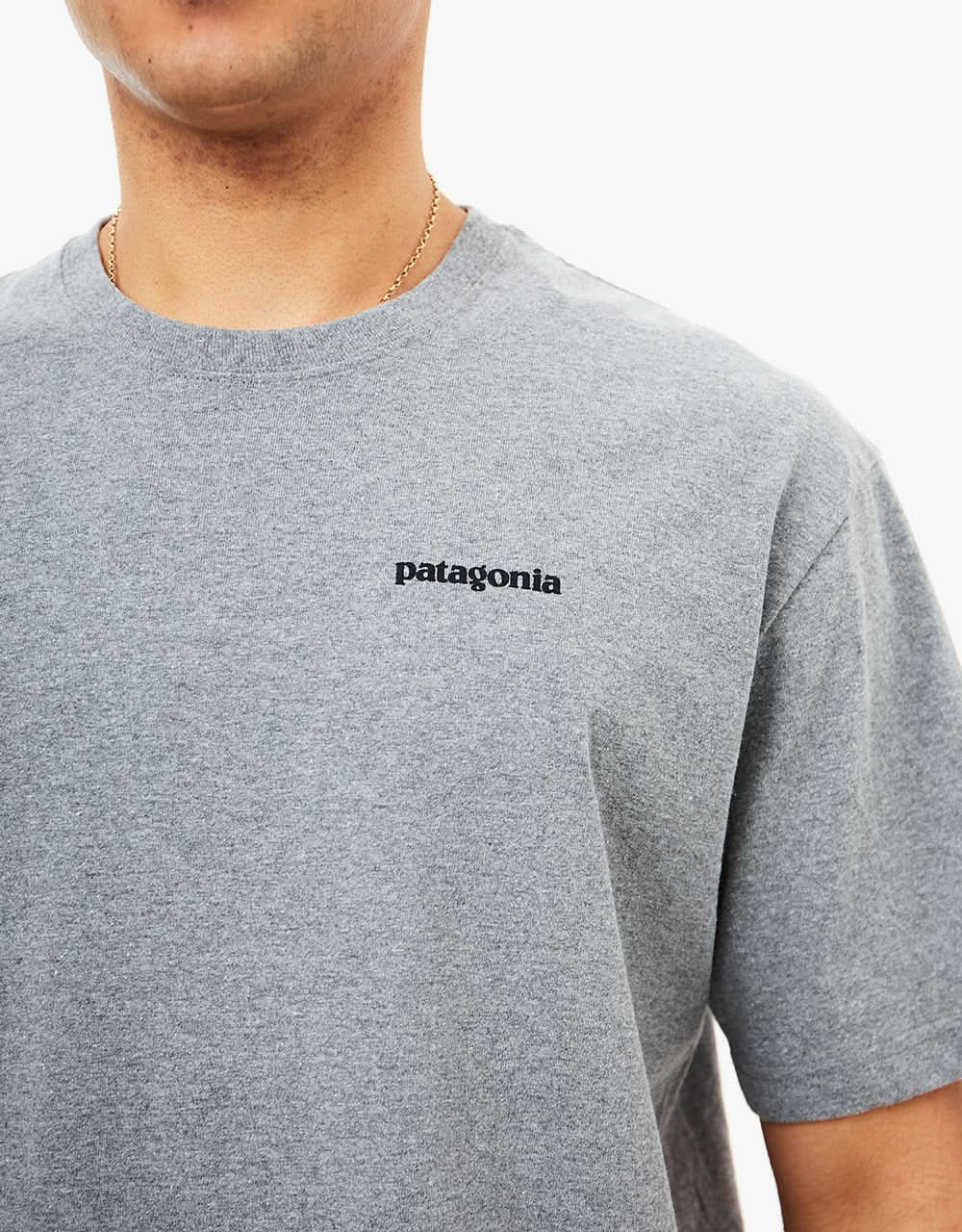 Patagonia P-6 Logo Responsibili-Tee - Gravel Heather