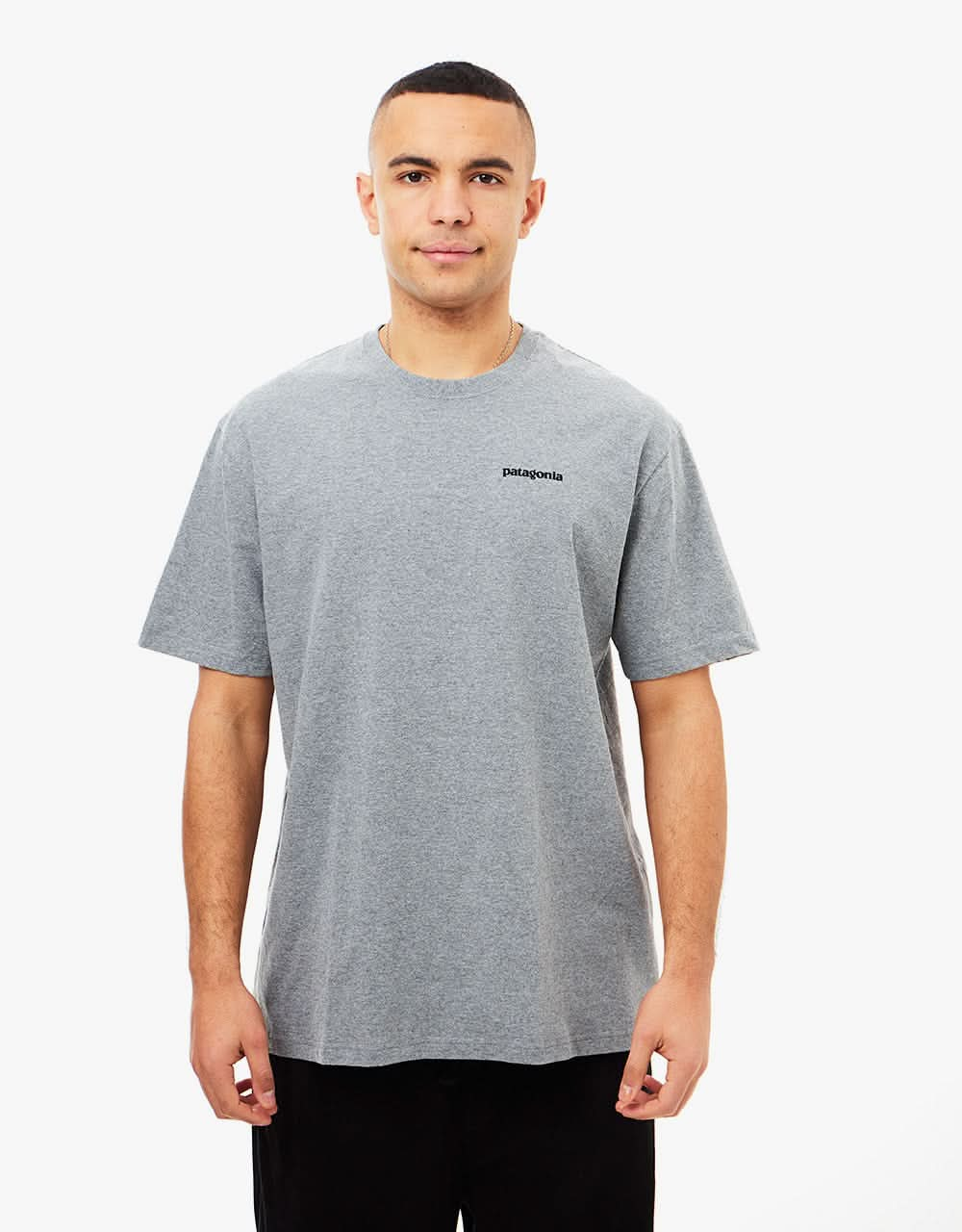 Patagonia P-6 Logo Responsibili-Tee - Gravel Heather