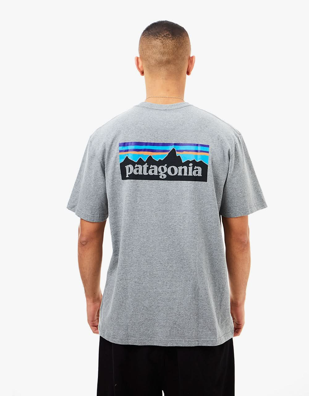 Patagonia P-6 Logo Responsibili-Tee - Gravel Heather