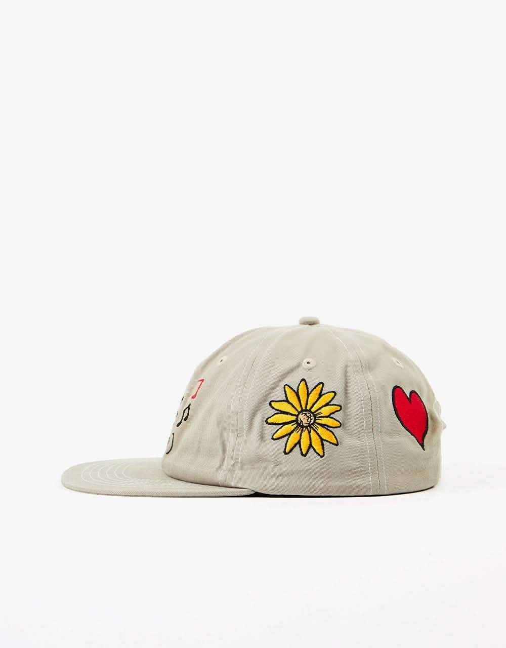 Butter Goods x Peanuts Dance 6 Panel Cap - Khaki