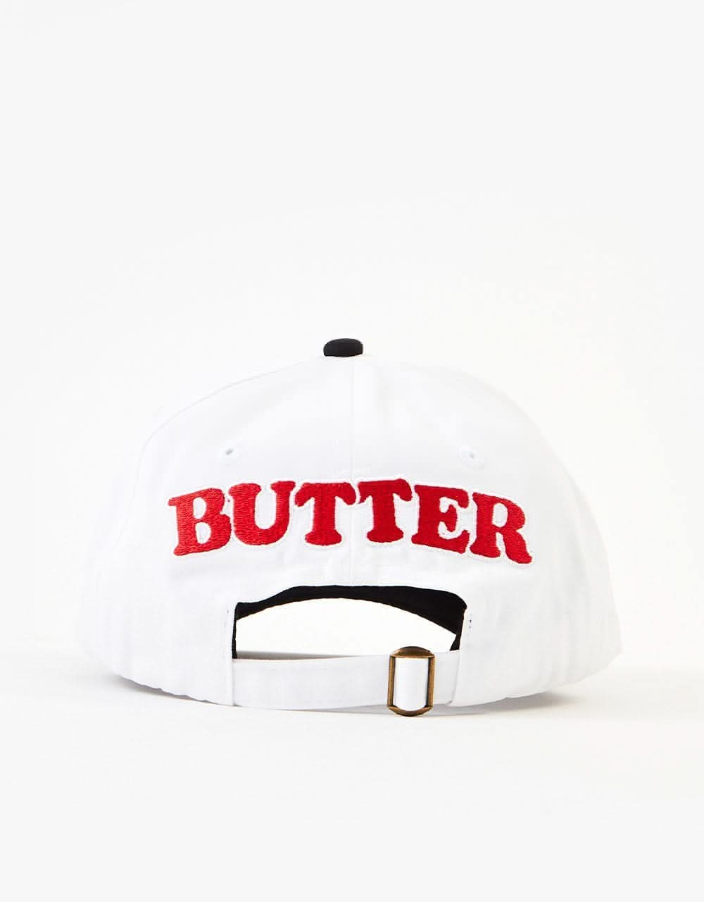 Butter Goods x Peanuts Jazz 6 Panel Cap - White/Black