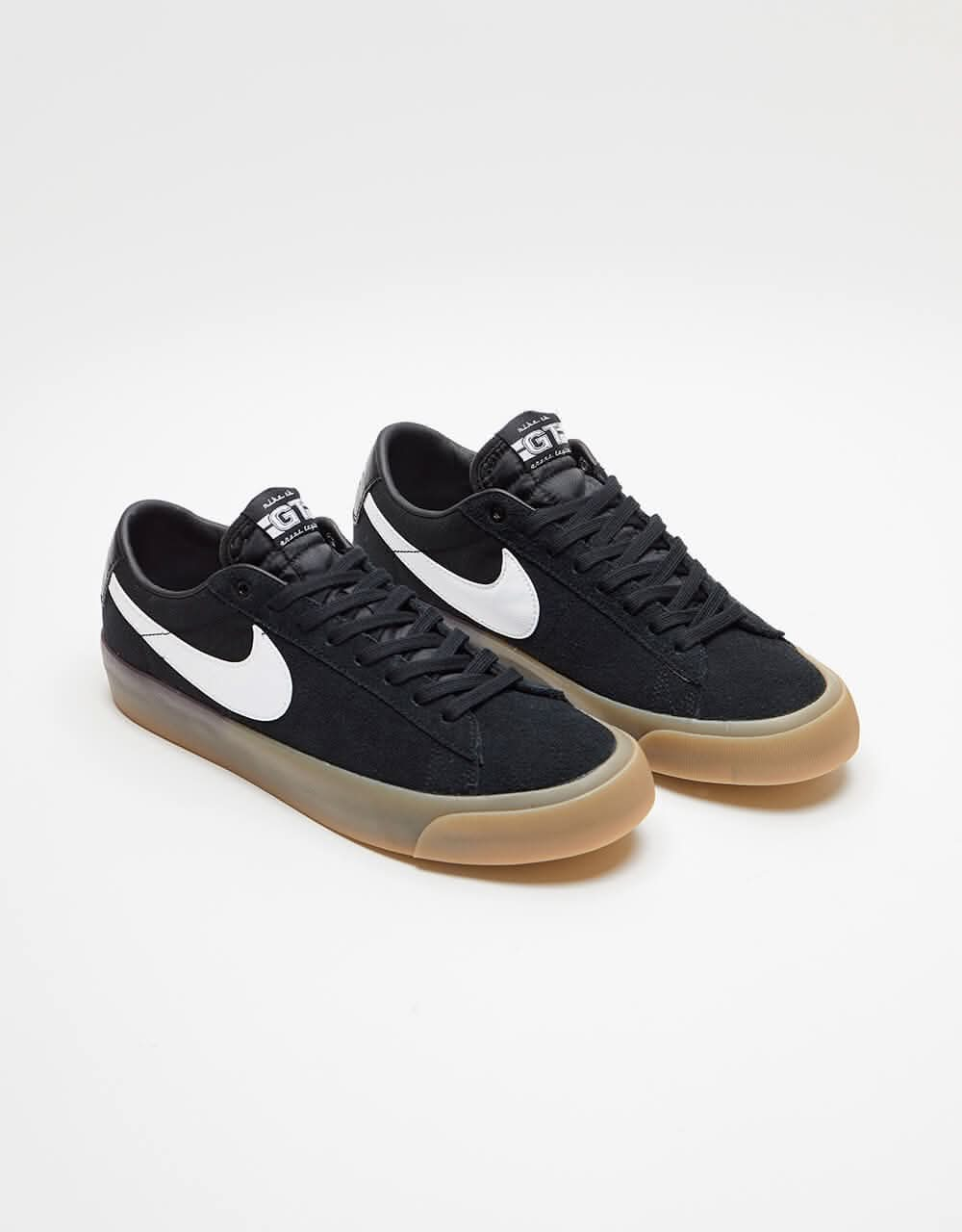 Nike SB Zoom Blazer Low Pro GT Skate Shoes - Black/White-Black-White