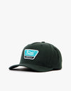 Brixton Linwood C Medium Profile Snapback - Black