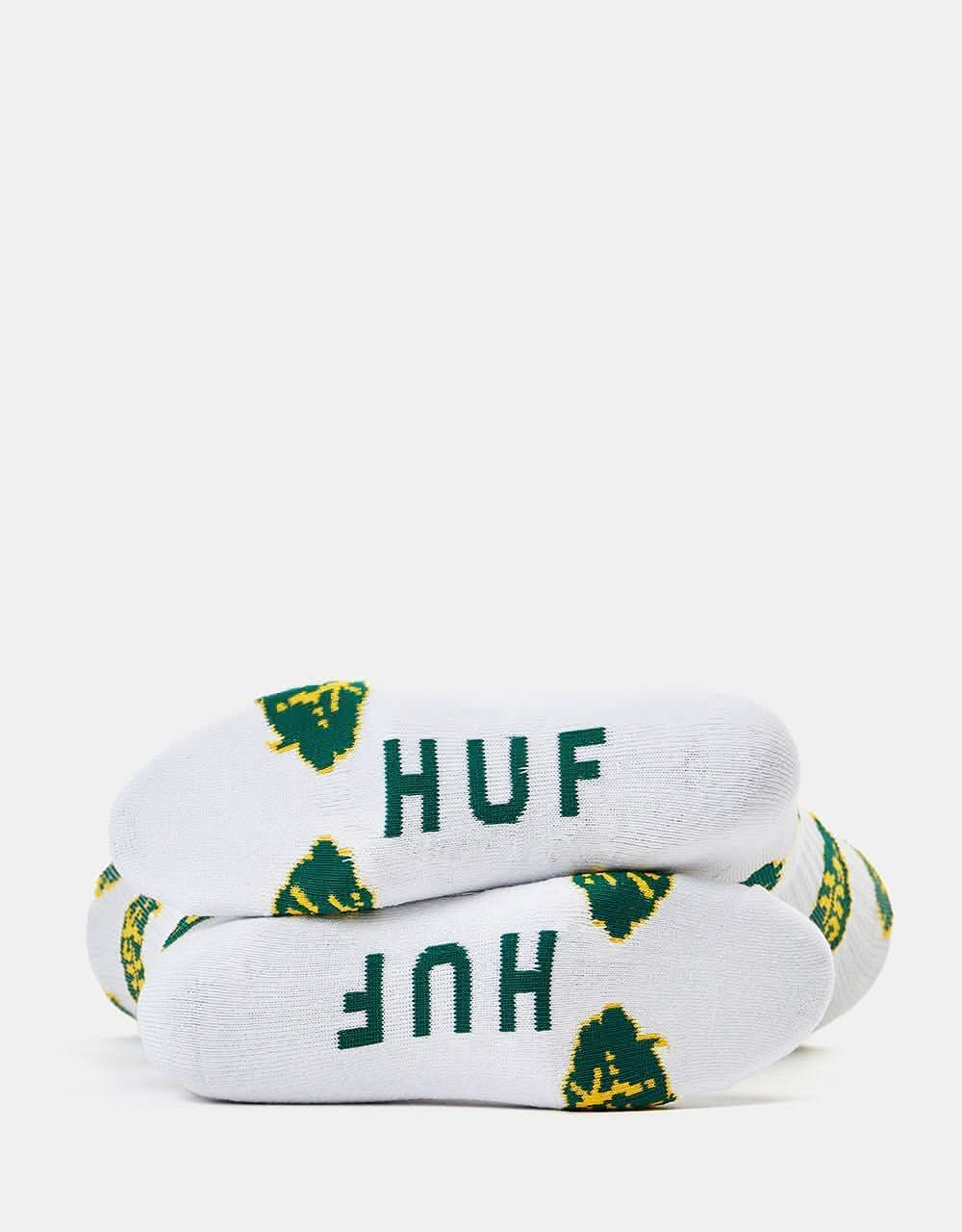 HUF OG Logo Socks - White