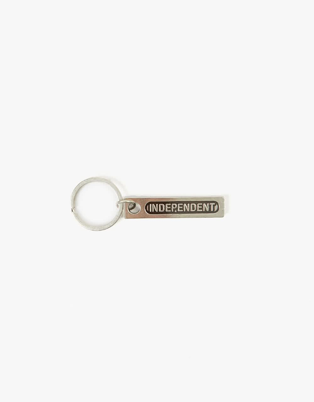 Independent Baseplate Keychain - Antique Nickel