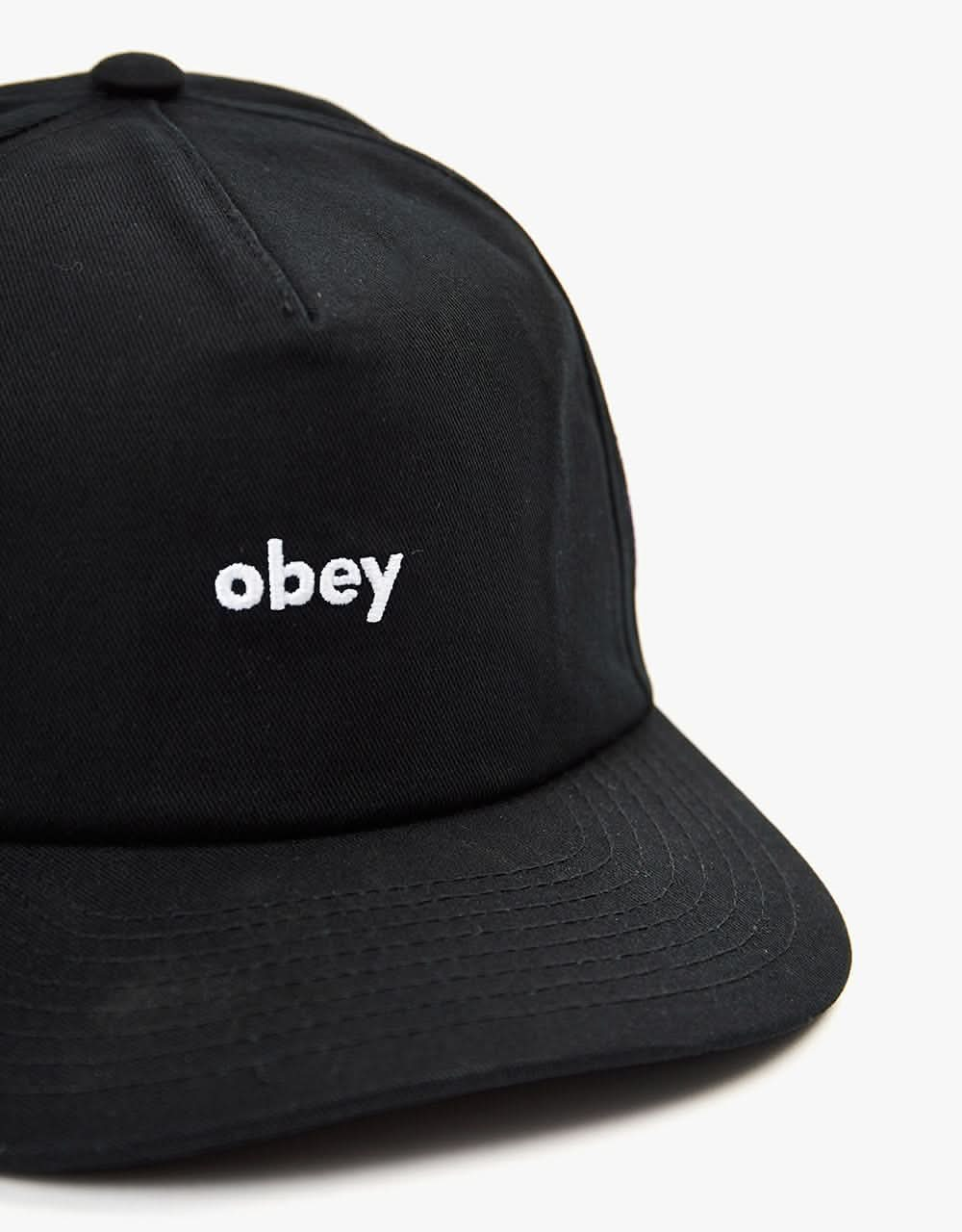 Obey Frank Snapback Cap - Black