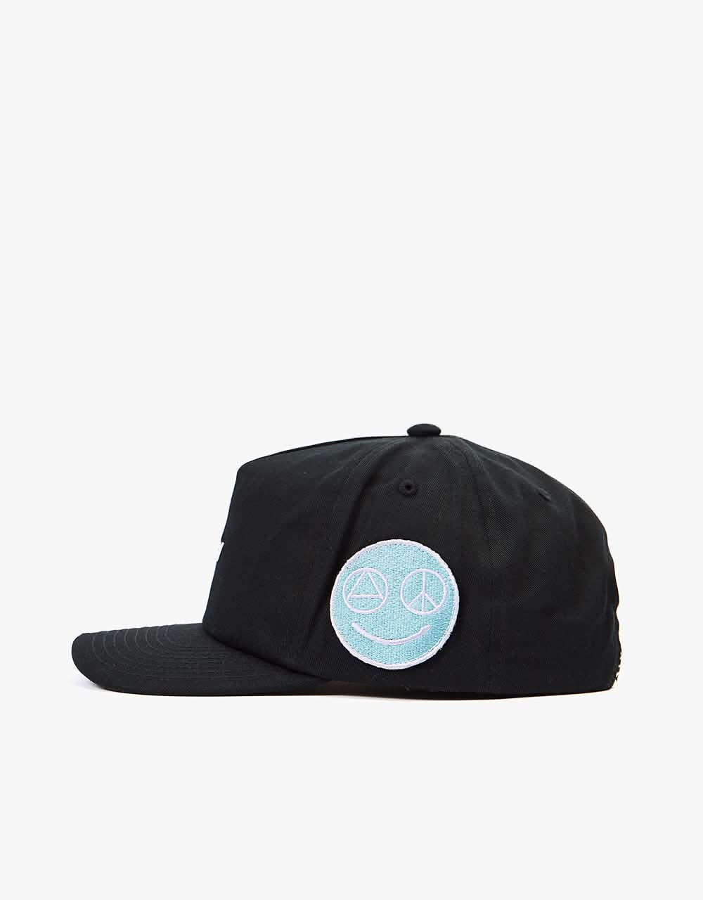 Obey Frank Snapback Cap - Black