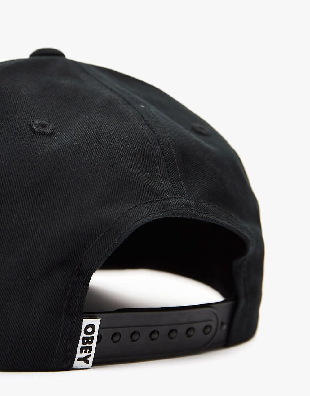 Obey Frank Snapback Cap - Black