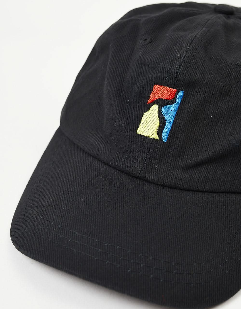 Poetic Collective Classic Cap - Black/Color Logo