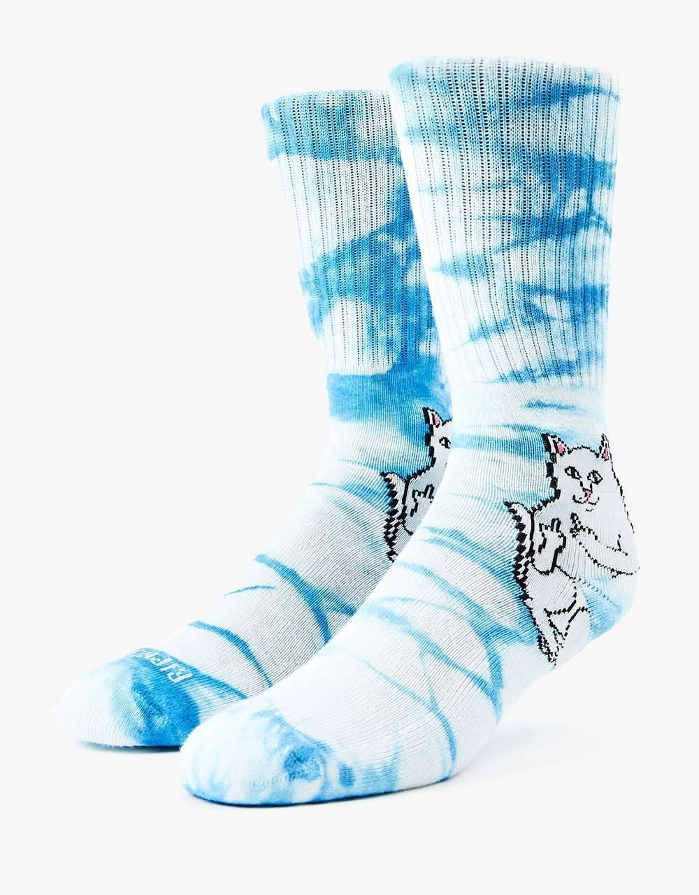 RIPNDIP Lord Nermal Socks - Cornflower Cloud Wash